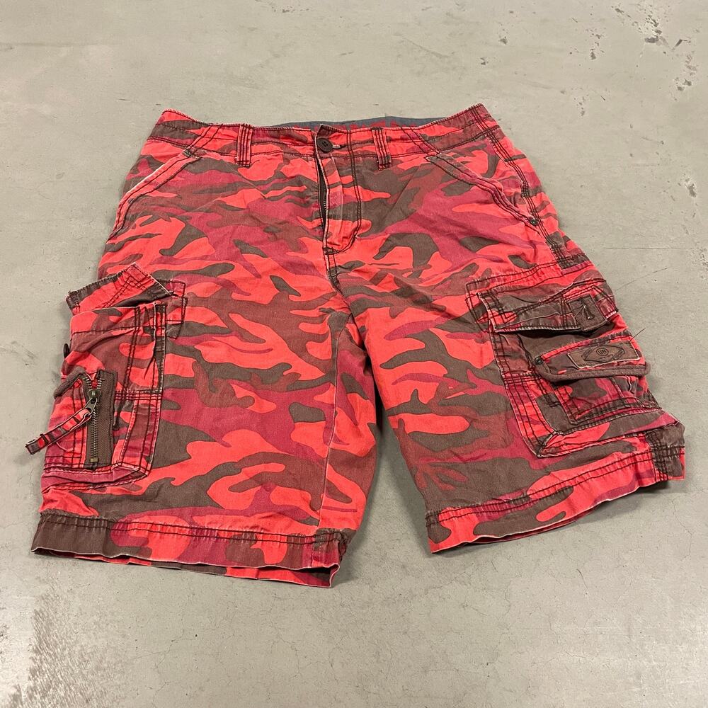 Vintage Y2K union bay camo cargo shorts 30
